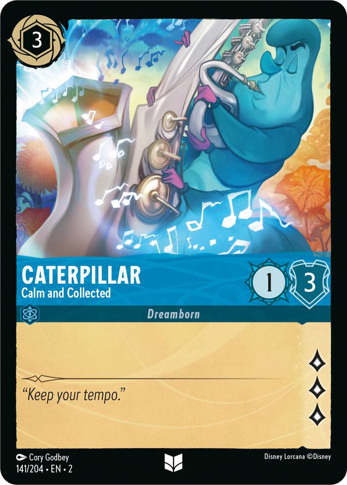 Caterpillar - Calm and Collected 141/204 card from Rise of the Floodborn