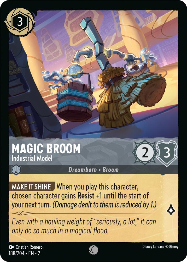 Magic Broom - Industrial Model 188/204 card from Rise of the Floodborn