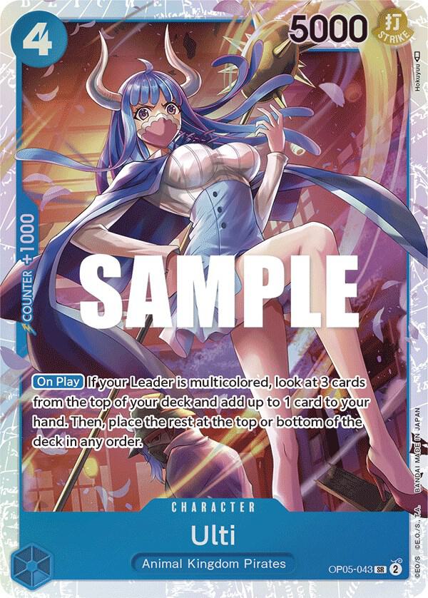Ulti OP05-043 card from Awakening of the New Era