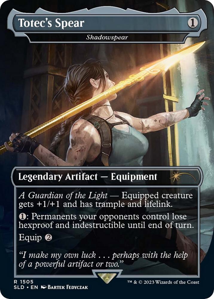 Totec's Spear - Shadowspear 1505 card from Secret Lair Drop Series
