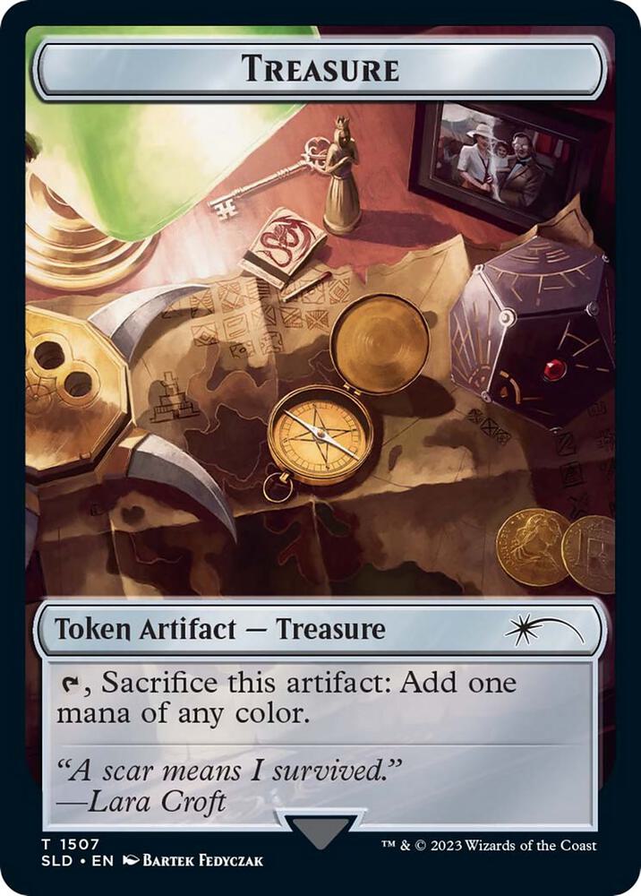 Treasure Token 1507 card from Secret Lair Drop Series