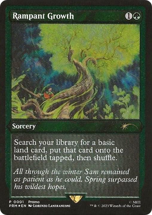 Rampant Growth (Foil Etched) 1 card from WPN & Gateway Promos