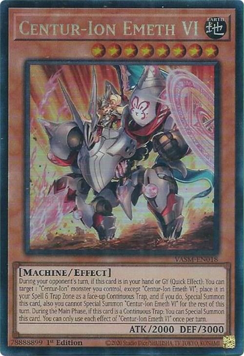 Centur-Ion Emeth VI (CR) VASM-EN018 card from Valiant Smashers