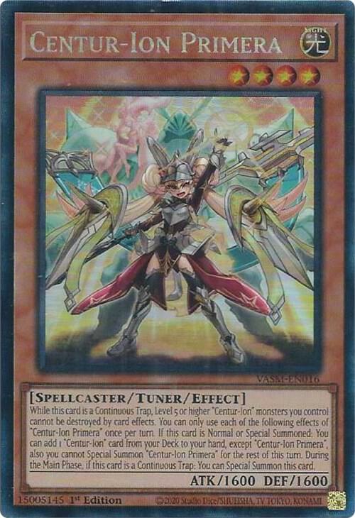 Centur-Ion Primera (CR) VASM-EN016 card from Valiant Smashers