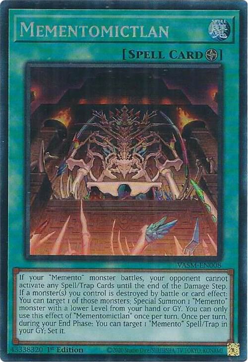 Mementomictlan (CR) VASM-EN008 card from Valiant Smashers
