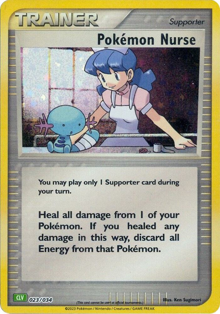 Pokemon Nurse 023/034 card from Trading Card Game Classic