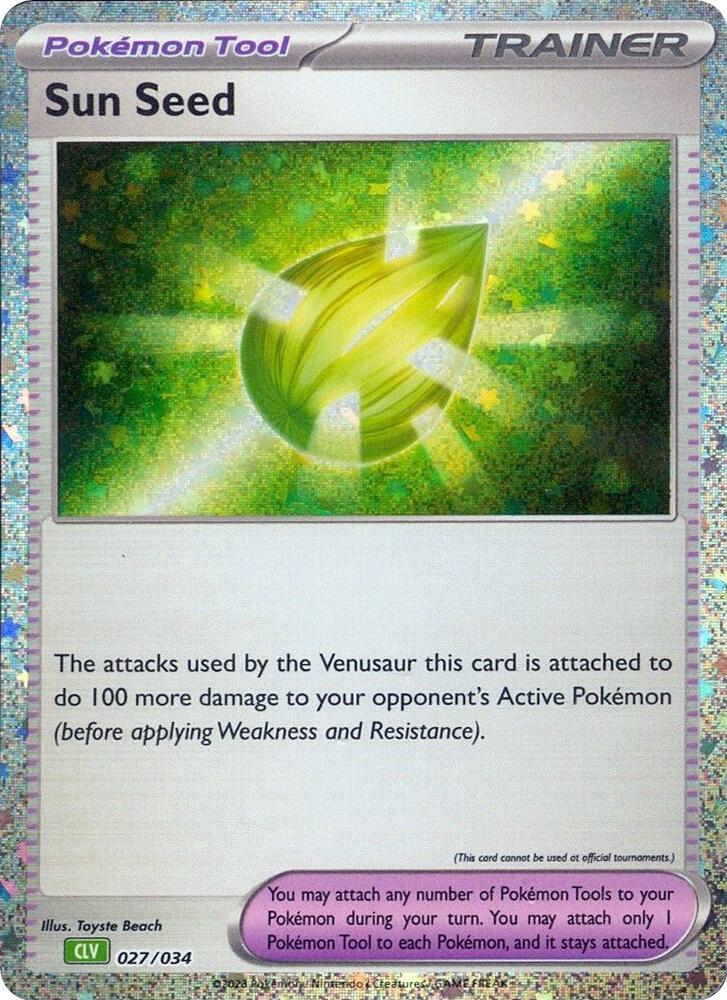 Sun Seed 027/034 card from Trading Card Game Classic