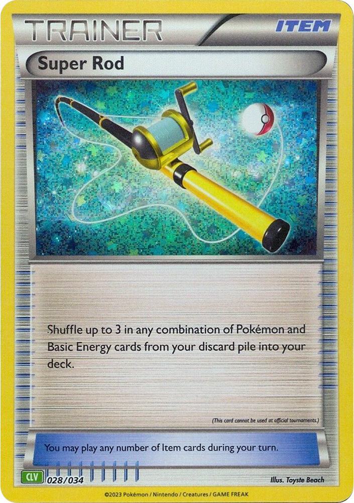 Super Rod (CLV) 028/034 card from Trading Card Game Classic