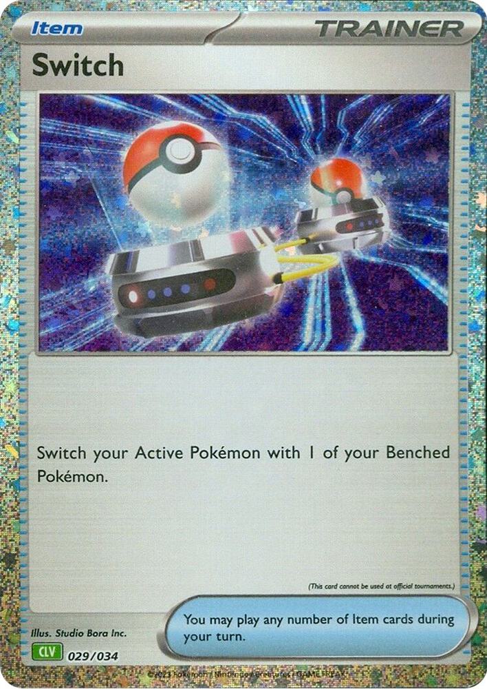 Switch (CLV) 029/034 card from Trading Card Game Classic