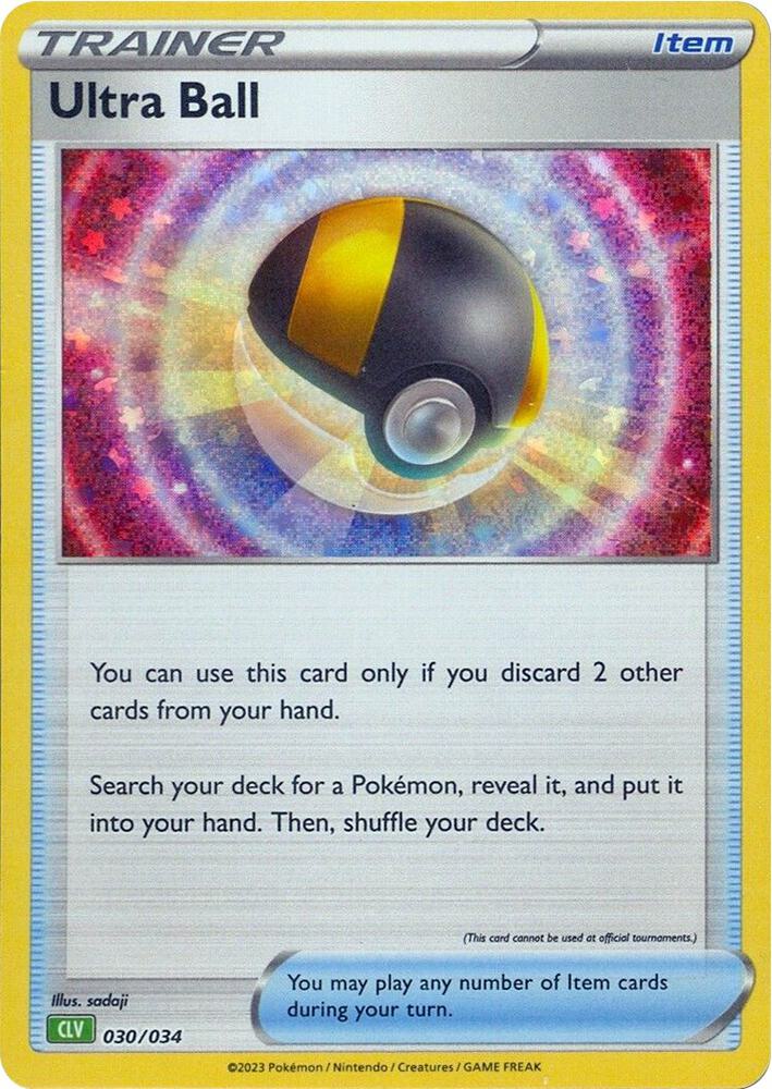 Ultra Ball (CLV) 030/034 card from Trading Card Game Classic