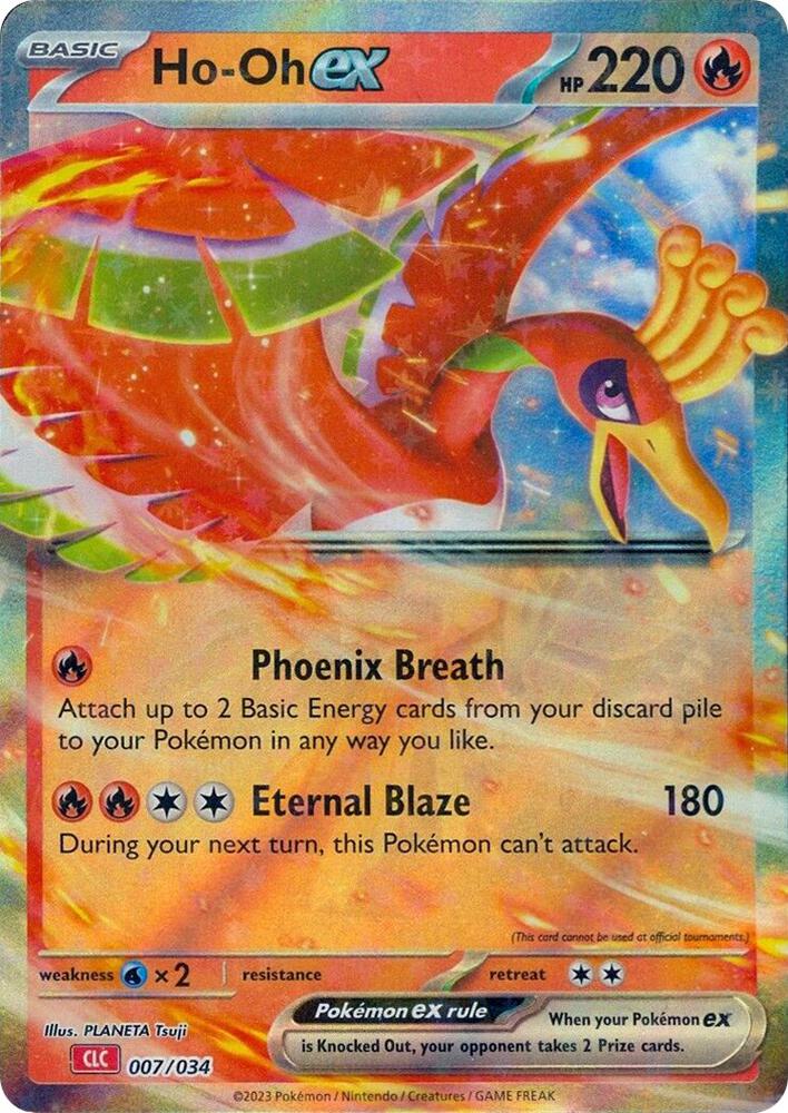 Ho-oh ex 007/034 card from Trading Card Game Classic