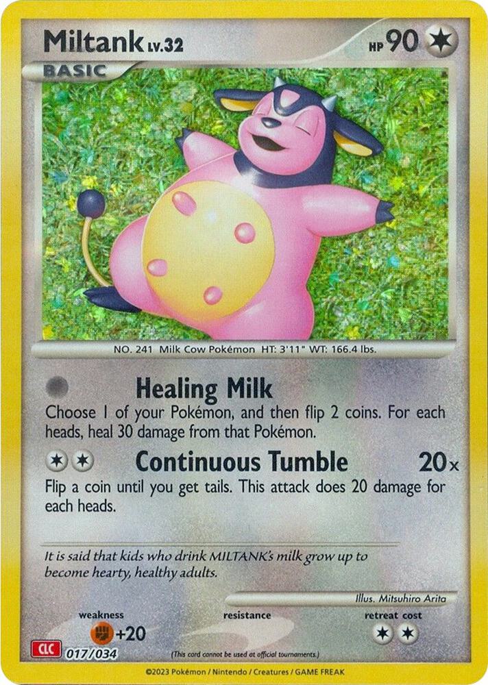 Miltank 017/034 card from Trading Card Game Classic