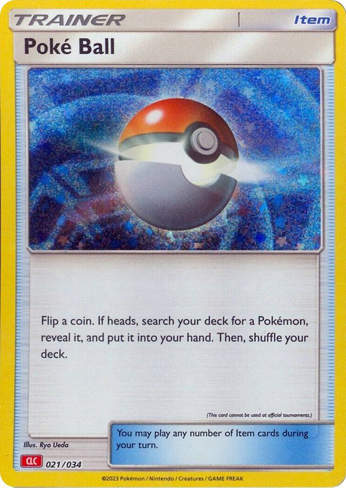 Poke Ball (CLC) 021/034 card from Trading Card Game Classic
