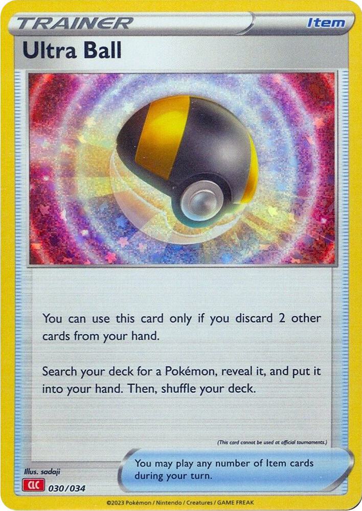 Ultra Ball (CLC) 030/034 card from Trading Card Game Classic