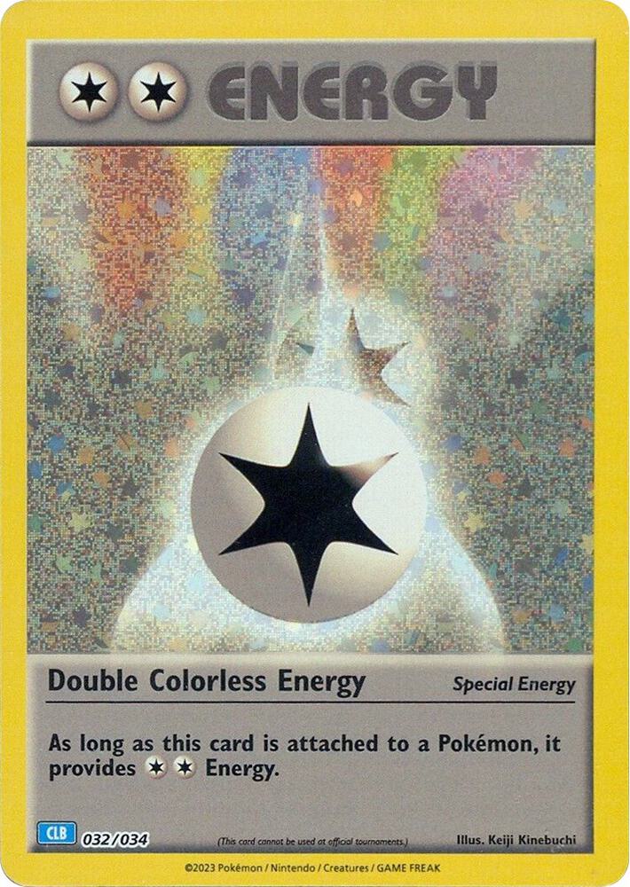 Double Colorless Energy (CLB) 032/034 card from Trading Card Game Classic