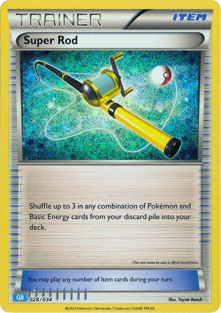 Super Rod (CLB) 028/034 card from Trading Card Game Classic