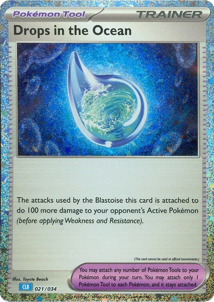 Drops in the Ocean 021/034 card from Trading Card Game Classic