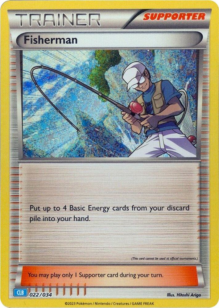 Fisherman 022/034 card from Trading Card Game Classic