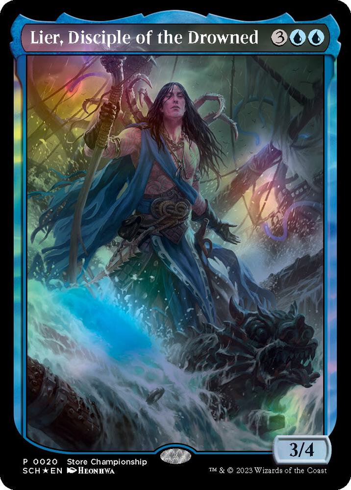 Lier, Disciple of the Drowned 20 card from Game Day & Store Championship Promos