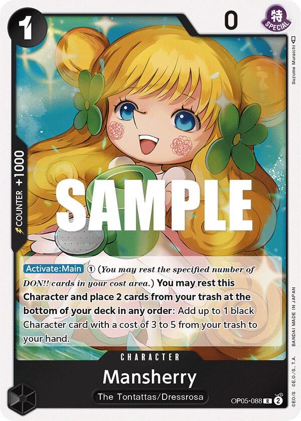 Mansherry OP05-088 card from Awakening of the New Era