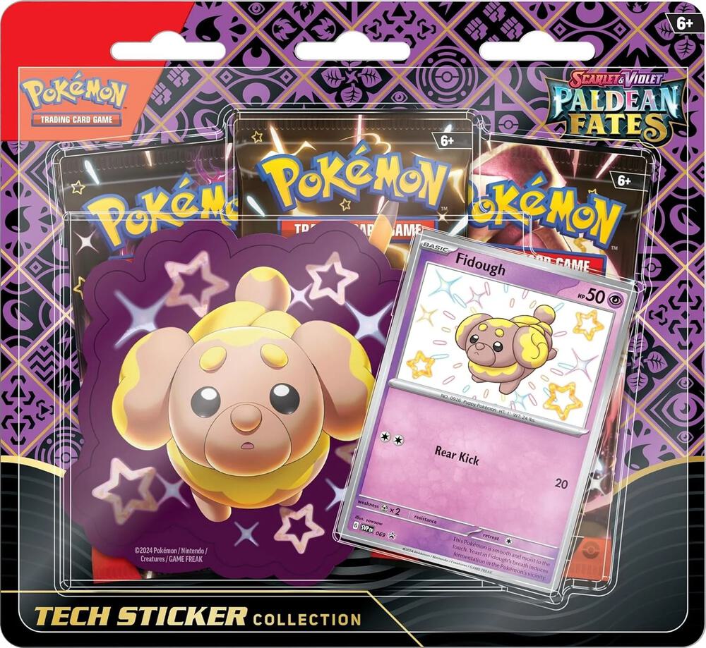 Paldean Fates Tech Sticker Collection [Fidough] card from SV: Paldean Fates