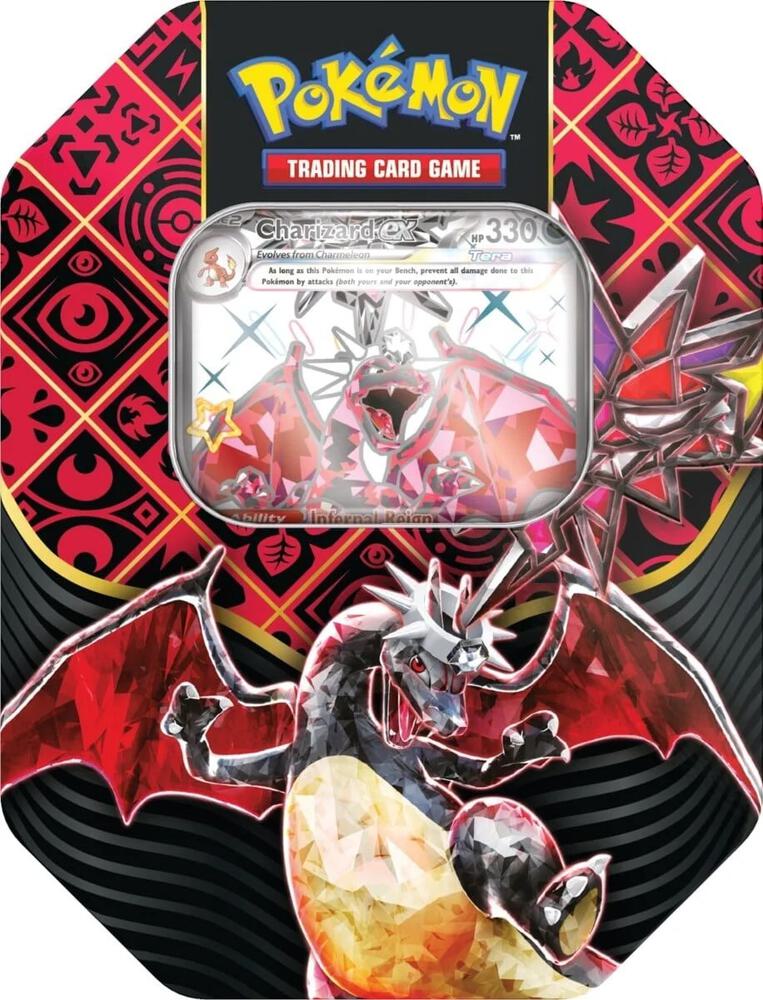 Paldean Fates International Tin [Charizard ex] card from SV: Paldean Fates
