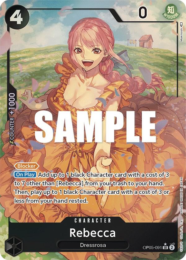 Rebecca (Alternate Art) OP05-091 card from Awakening of the New Era