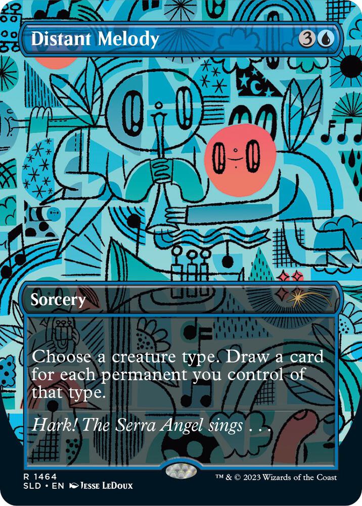 Distant Melody 1464 card from Secret Lair Drop Series