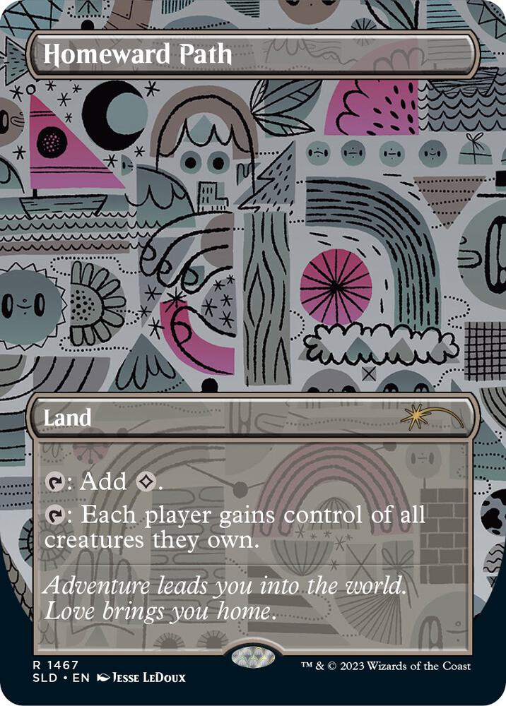 Homeward Path 1467 card from Secret Lair Drop Series
