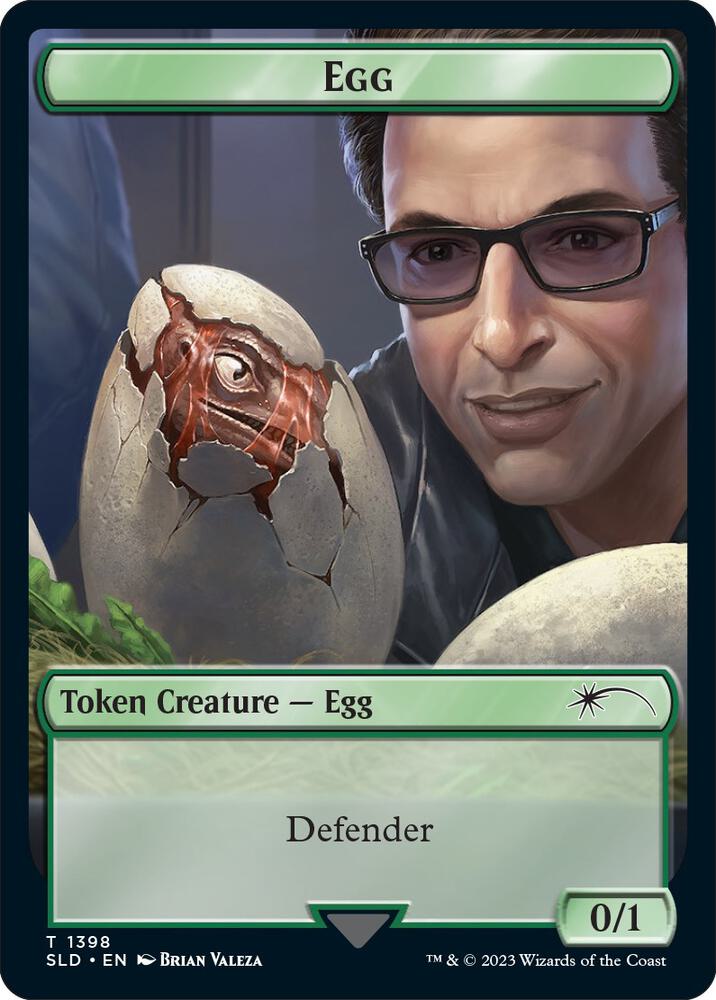 Egg Token 1398 card from Secret Lair Drop Series