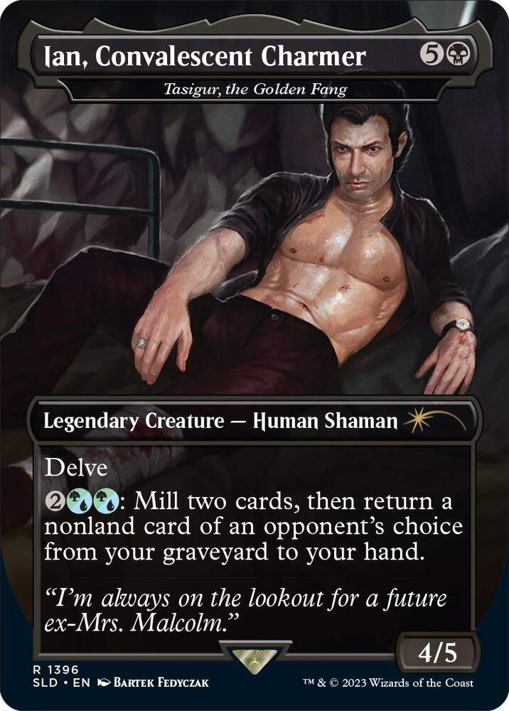 Ian, Convalescent Charmer - Tasigur, the Golden Fang 1396 card from Secret Lair Drop Series