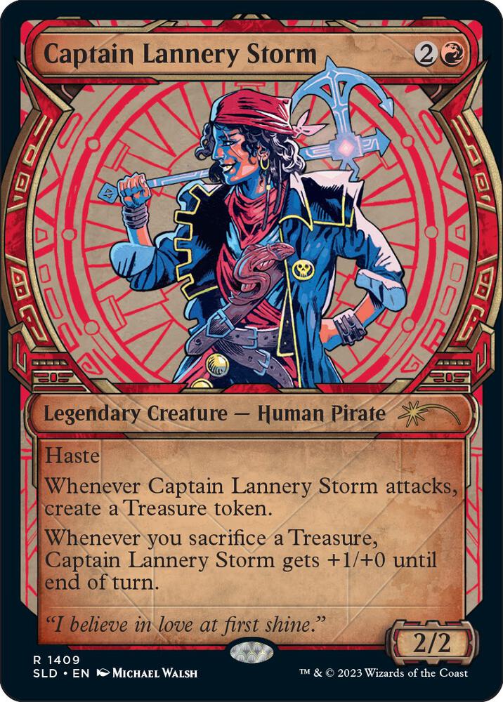 Captain Lannery Storm 1409 card from Secret Lair Drop Series