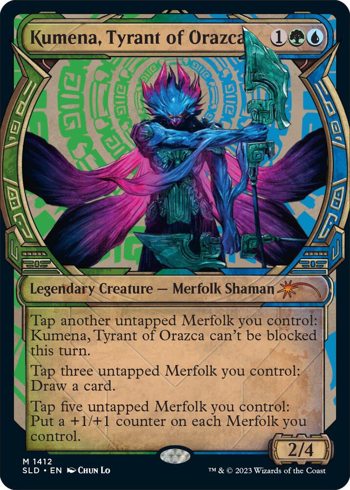 Kumena, Tyrant of Orazca 1412 card from Secret Lair Drop Series