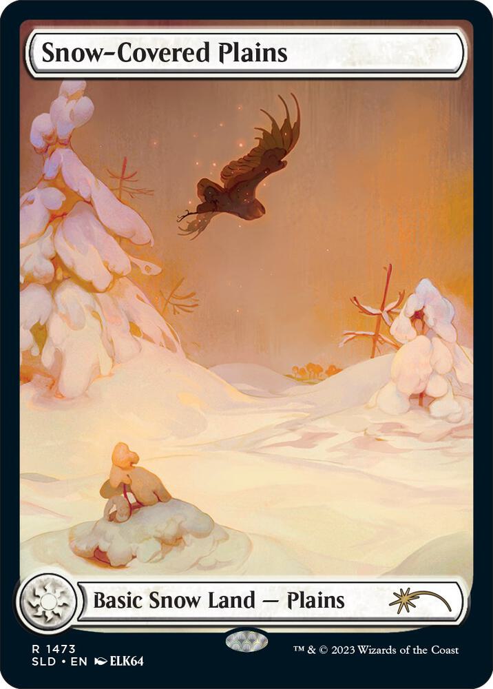 Snow-Covered Plains 1473 card from Secret Lair Drop Series