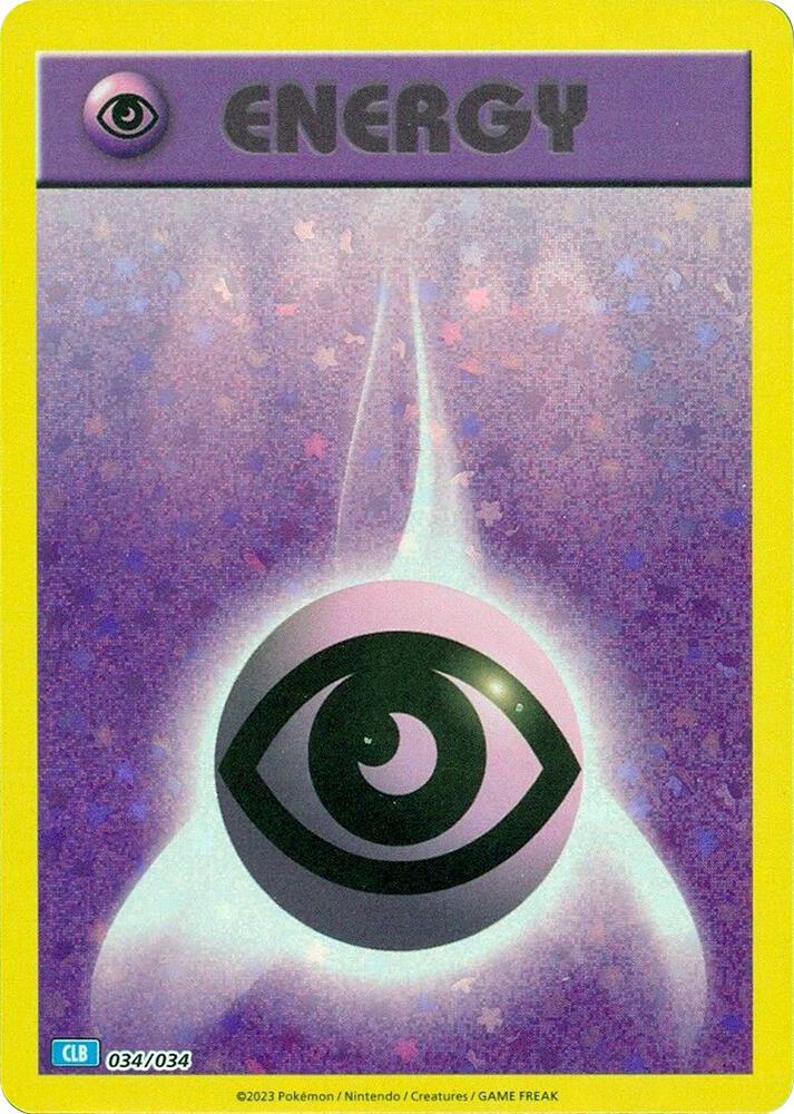 Basic Psychic Energy 034/034 card from Trading Card Game Classic