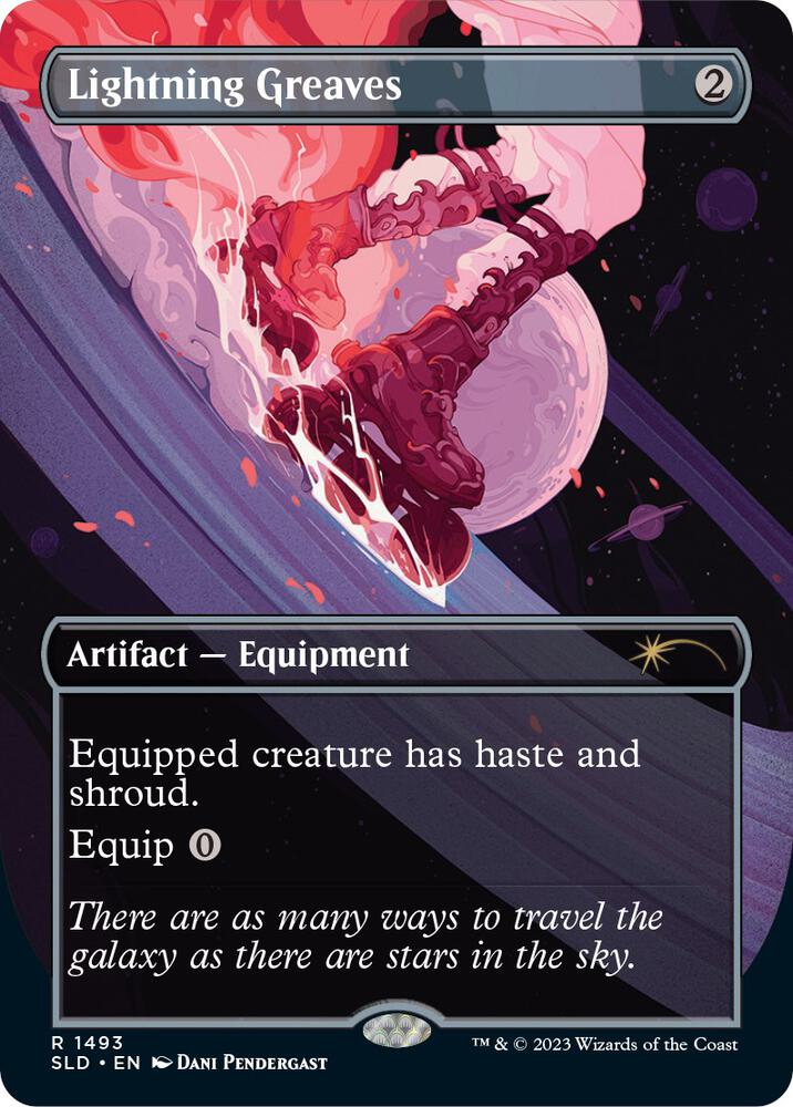 Lightning Greaves 1493 card from Secret Lair Drop Series