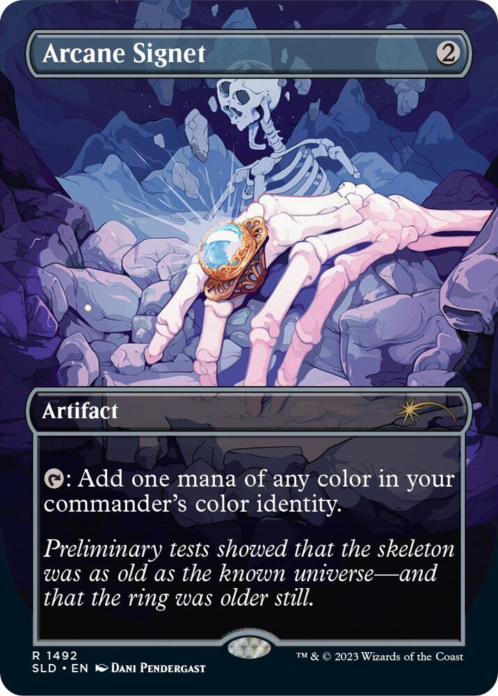 Arcane Signet 1492 card from Secret Lair Drop Series