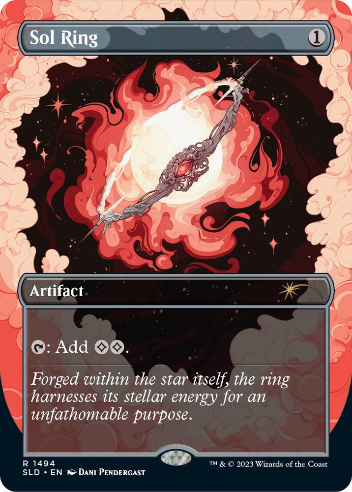 Sol Ring 1494 card from Secret Lair Drop Series