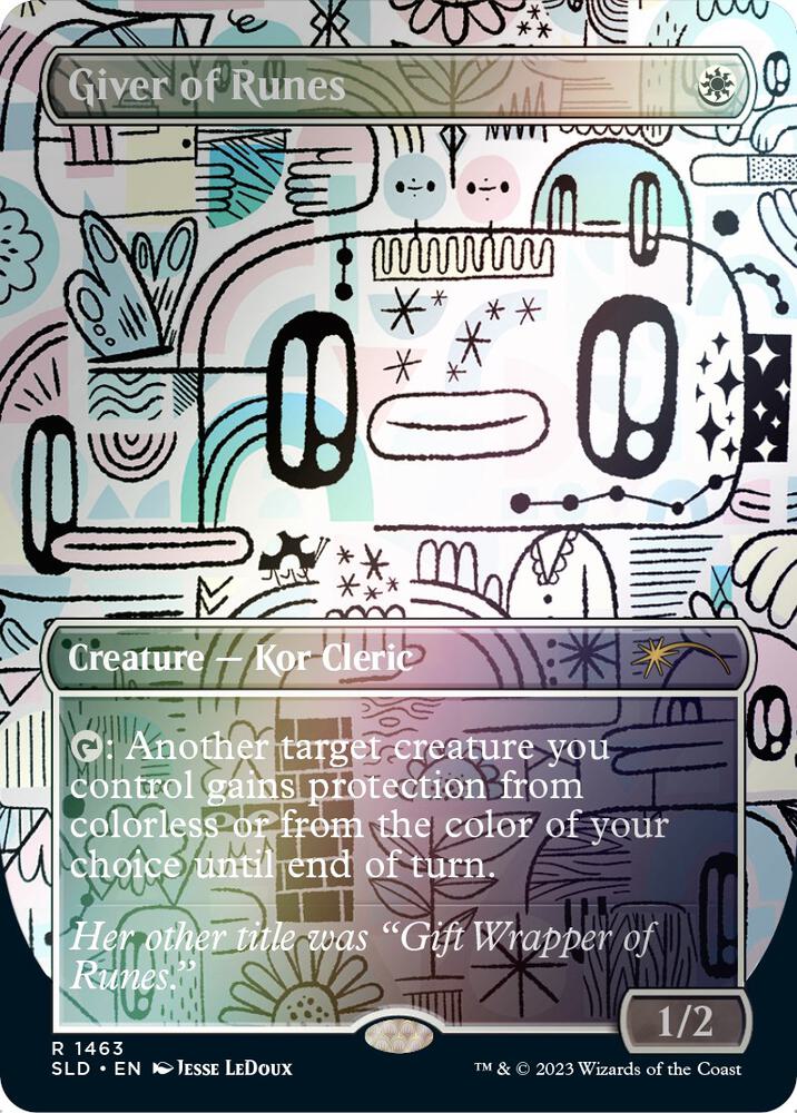 Giver of Runes (Rainbow Foil) 1463 card from Secret Lair Drop Series