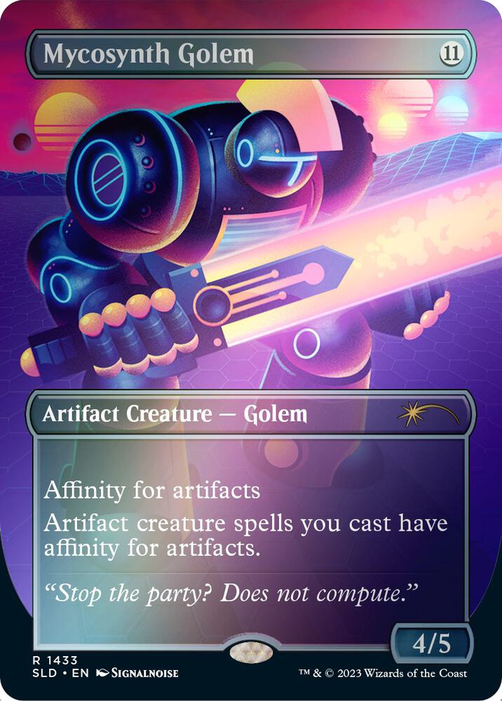 Mycosynth Golem (Rainbow Foil) 1433 card from Secret Lair Drop Series