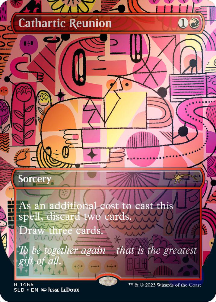 Cathartic Reunion (Rainbow Foil) 1465 card from Secret Lair Drop Series
