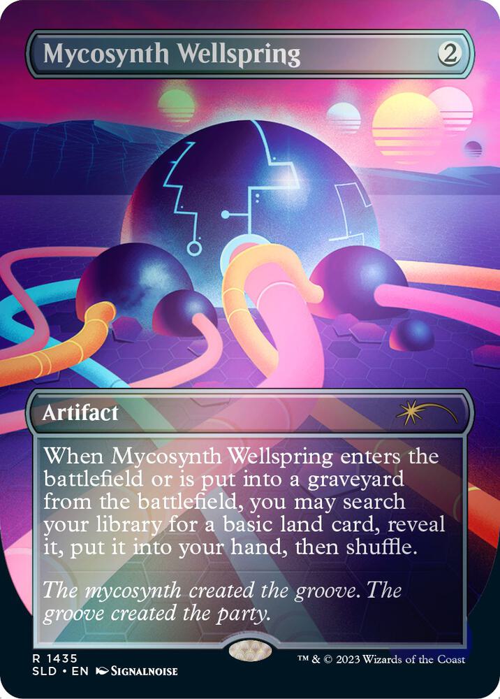 Mycosynth Wellspring (Rainbow Foil) 1435 card from Secret Lair Drop Series