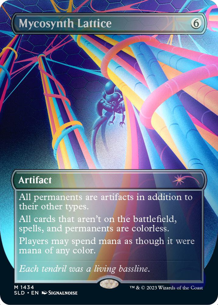 Mycosynth Lattice (Rainbow Foil) 1434 card from Secret Lair Drop Series