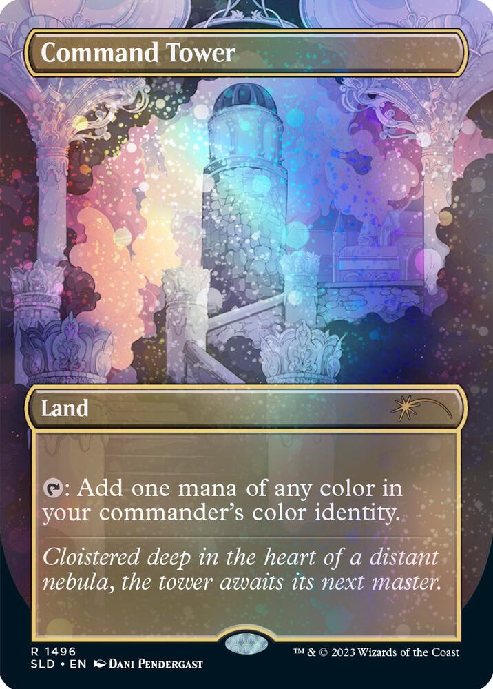 Command Tower (Galaxy Foil) 1496 card from Secret Lair Drop Series