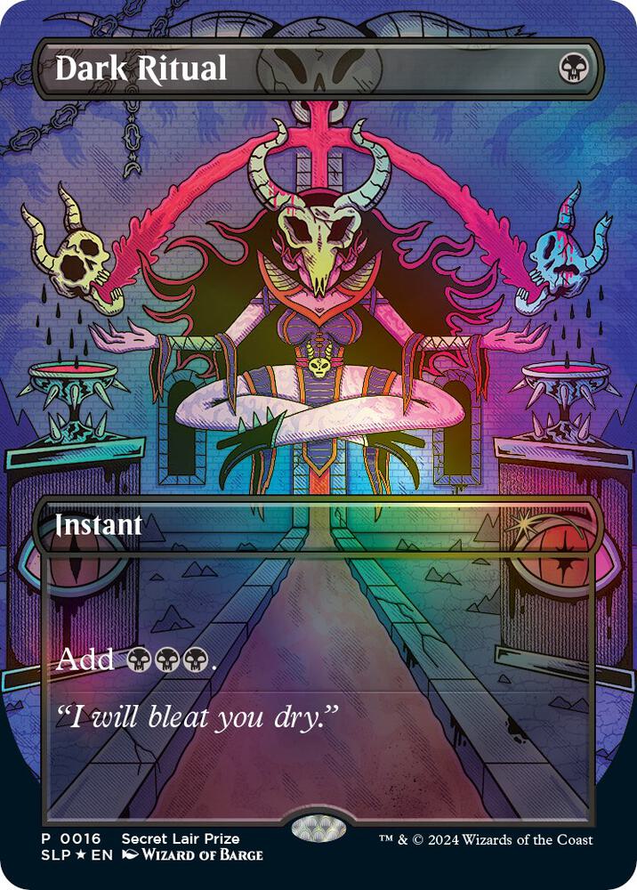 Dark Ritual 16 card from Secret Lair Showdown