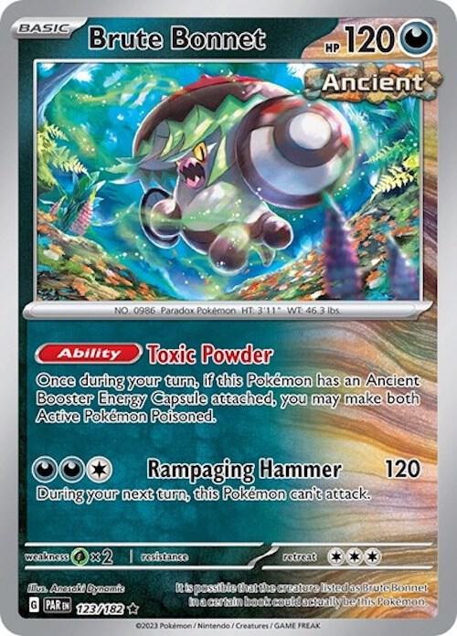Brute Bonnet (Cosmos Holo) 123/182 card from SV: Scarlet & Violet Promo Cards