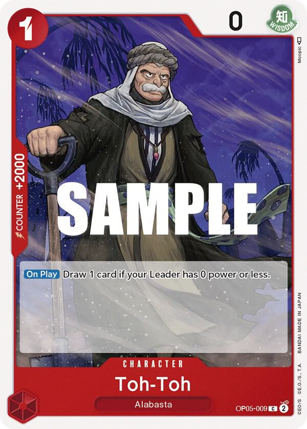 Toh-Toh OP05-009 card from Awakening of the New Era