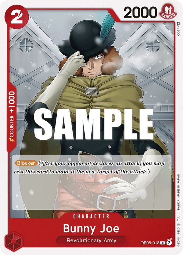 Bunny Joe OP05-013 card from Awakening of the New Era