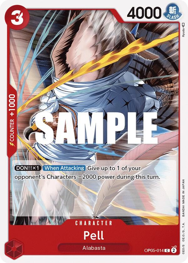 Pell OP05-014 card from Awakening of the New Era