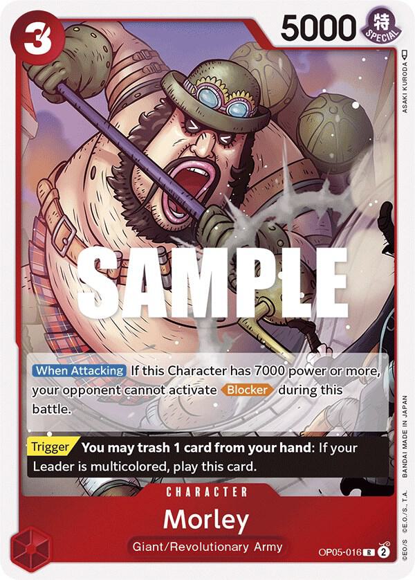 Morley OP05-016 card from Awakening of the New Era